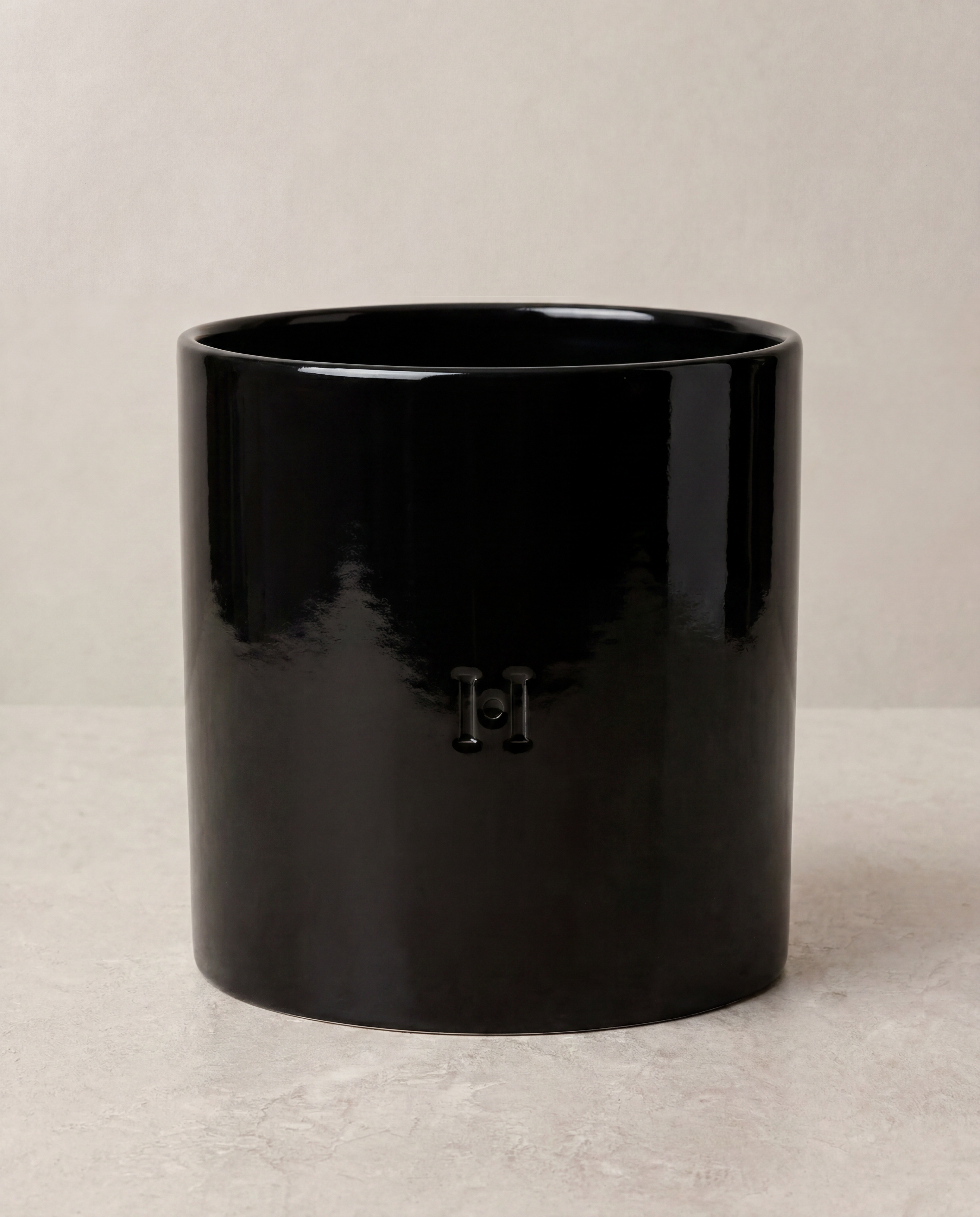 Cache-pot Noir Onyx