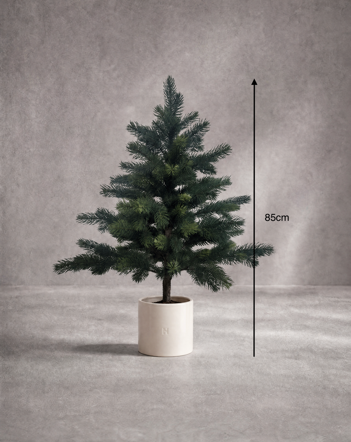 Maße des künstlichen Weihnachtsbaums von HOPER: 85 cm hoch